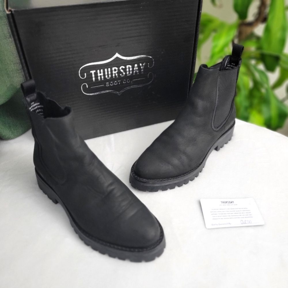 Thursday Boot Co Women's Legend Boot Size 8.5 Black Matte